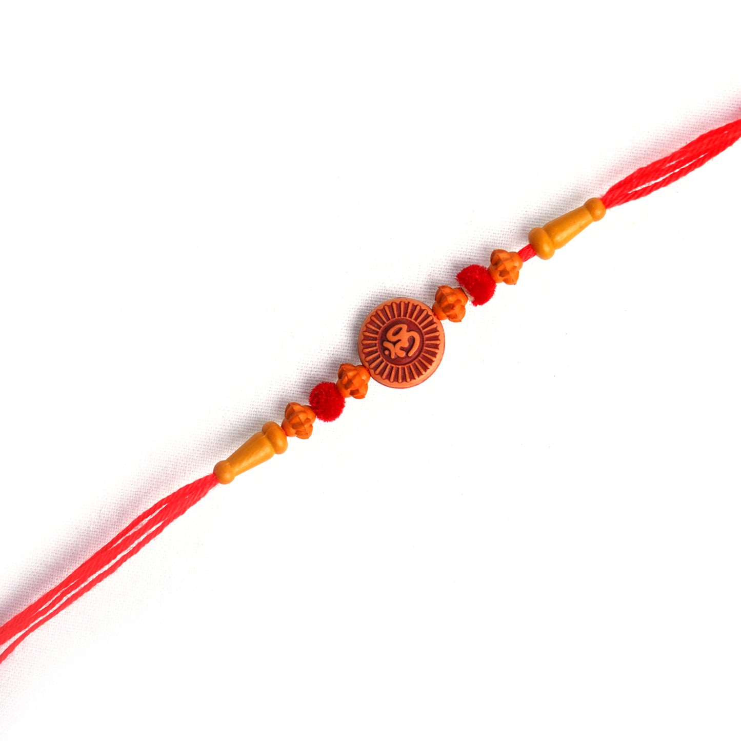 Set of 3 OM Traditional Rakhi for Brother Perfect Raksha Bandhan Gift for Brother with Complimentary Roli Chawal