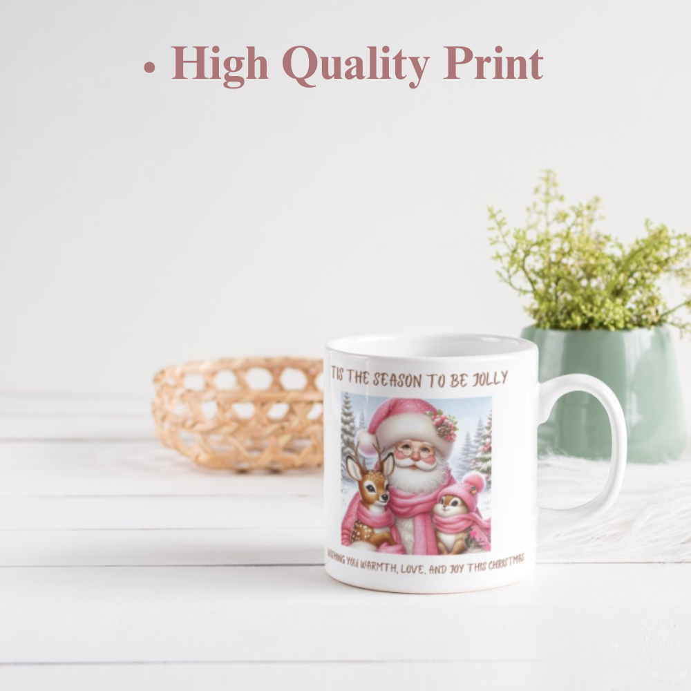 Santa Christmas Mug – Ceramic Holiday Coffee Mug