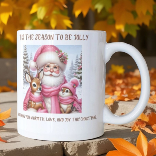 Santa Christmas Mug – Ceramic Holiday Coffee Mug