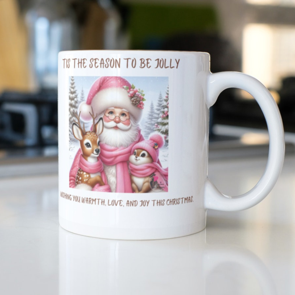 Santa Christmas Mug – Ceramic Holiday Coffee Mug