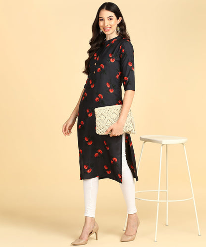 Beautiful Printed Casual Creap Kurtis