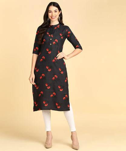 Beautiful Printed Casual Creap Kurtis